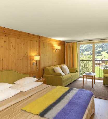 couples room at the hotel in Lech